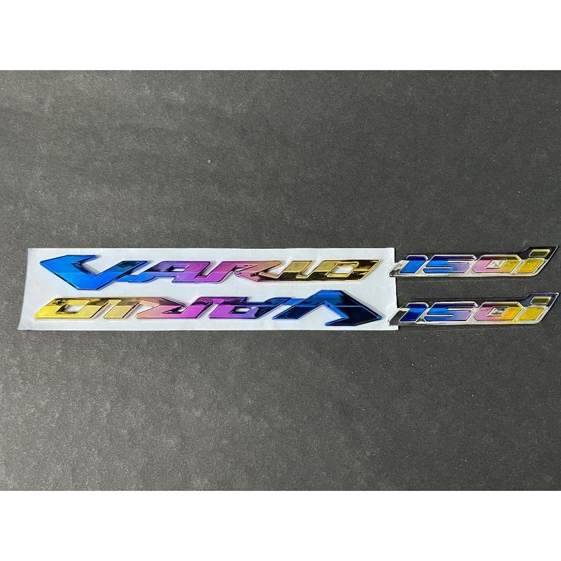 Emblem Vario Click Beat Scoopy  Rainbow Bahan Plastik Keras Tebal warna warni harga 2 pcs 4