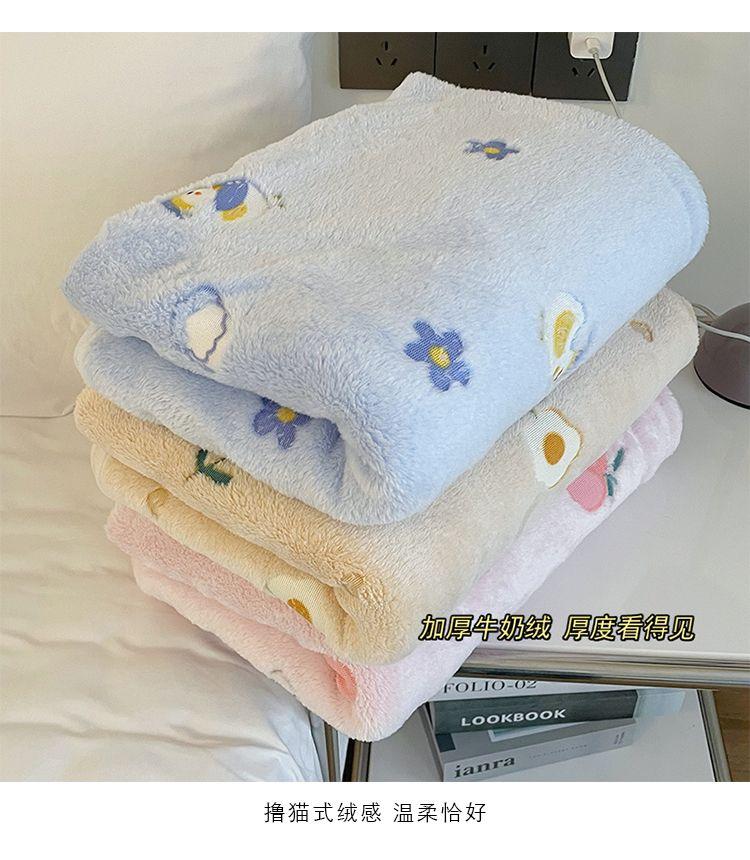 Product Introduction of Chăn, Chăn Ngủ Văn Phòng, Chăn Ngủ, Chăn Điều Hòa Không Khí, Vỏ Chăn Lông Cừu San Hô, Thích Hợp Cho Ký Túc Xá Sinh Viên, Tất Cả Các Mùa, Có Thể Được Sử Dụng Làm Ga Trải Giường 3