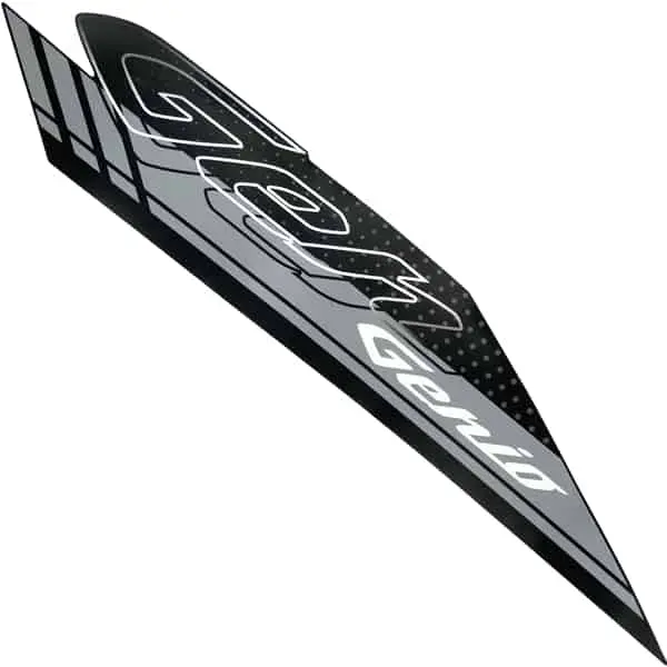 Sticker Body Kiri Hitam Silver Honda Genio 86832K0JN30ZC 2