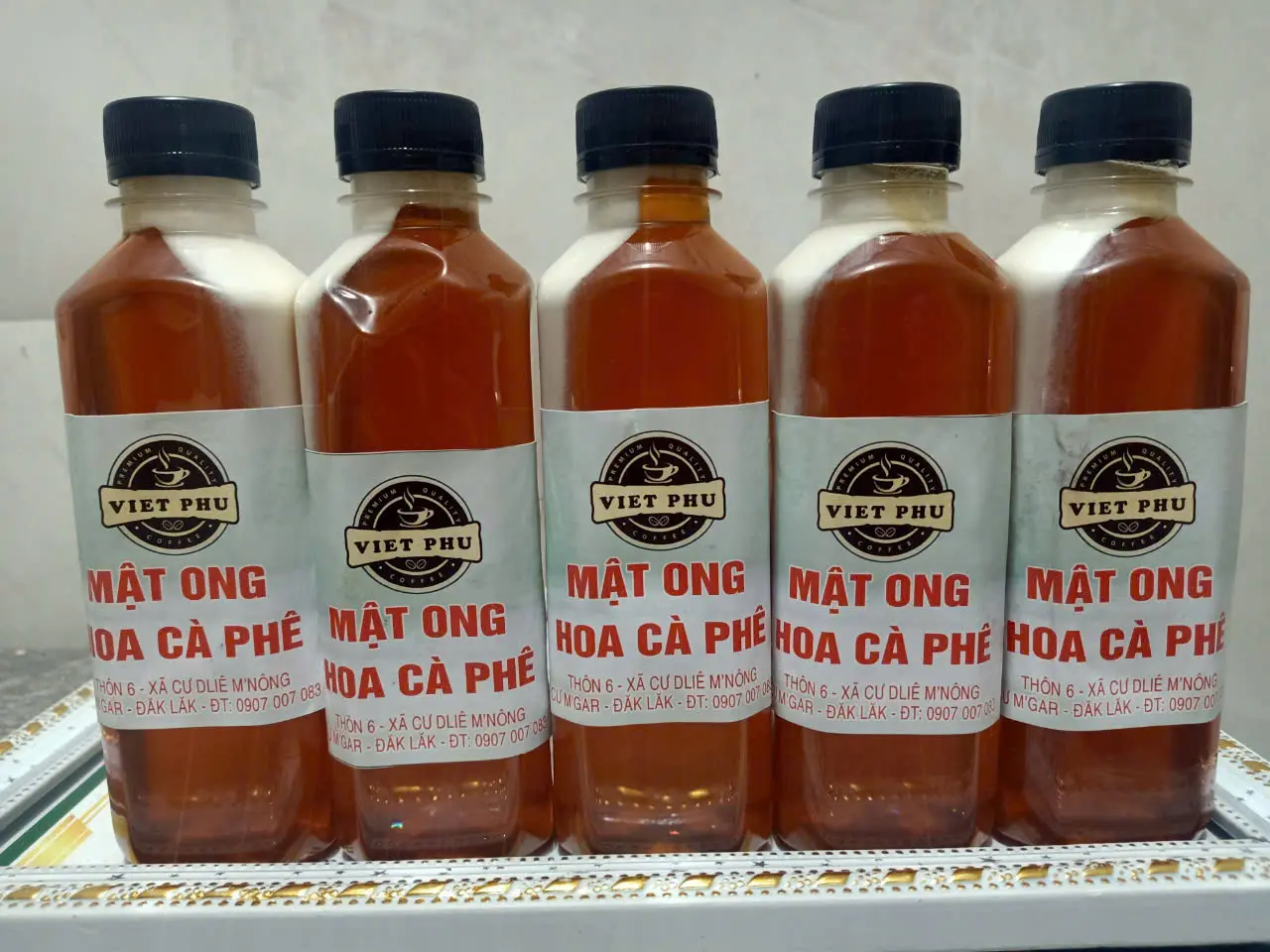 combo 6 chai 2 lít mật ong hoa cà phê tây nguyên