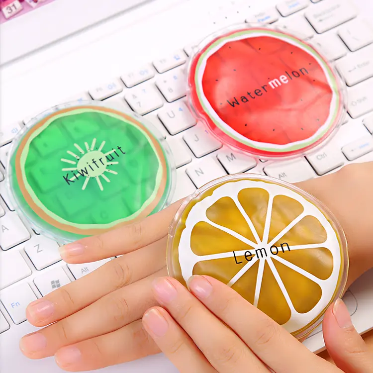 Tấm Gel làm mát, Thiết kế hoạt hình, Có thể tái sử dụng, Thích hợp cho mùa hè, Gói băng làm mát, Cầm Tay, Lý Tưởng cho ký túc xá sinh viên, Túi đá, để sử dụng tại chỗ Nữ