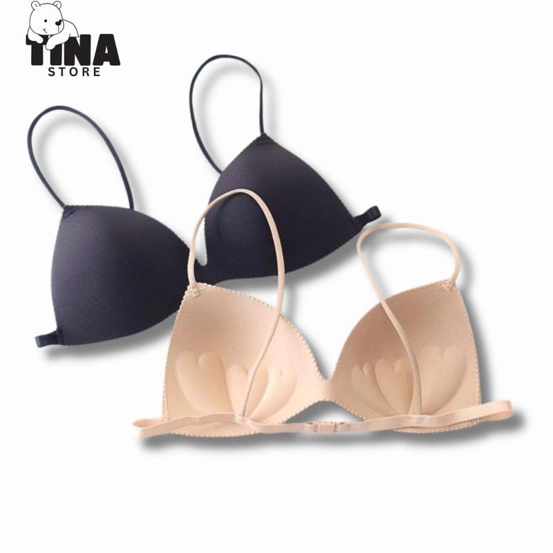 Áo lót đệm mỏng không gọng su đúc dây nhỏ hở vai lưng sexy kháng khuẩn khử mùi 818