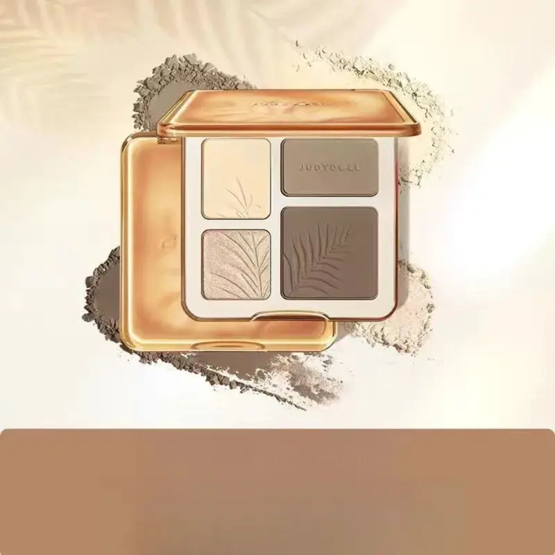 Khay Tạo Đường Viền Highlight Quả Dứa Judydoll, Màu Cam Tangerine, Lớp Hoàn Thiện Lì Để Làm Sáng Phấn Mũi, Có Thể Được Sử Dụng Làm Phấn Mũi 4