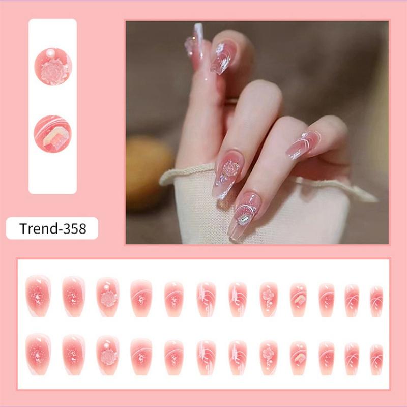 Product Introduction of Đầu Móng Tay Mong Muốn Tinh Khiết, Keo Thạch, Bộ Dụng Cụ Đeo Móng Tay Giả, Miếng Dán Móng Tay Hoàn Thiện, Mùa Thu Và Mùa Đông 67