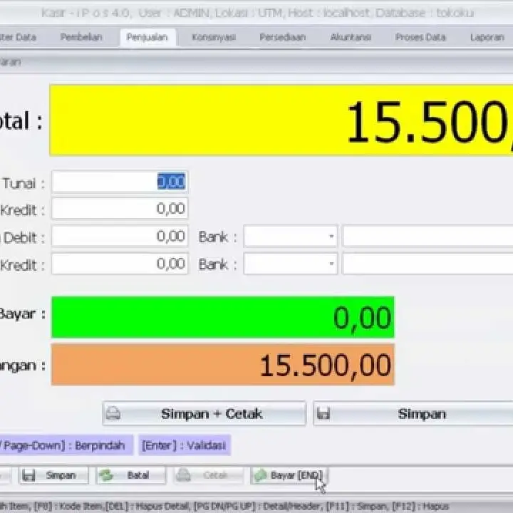 IPOS 4 FINAL EDITION SOFTWARE PROGRAM KASIR TOKO BUKU RETAIL WINDOWS Komputer 5