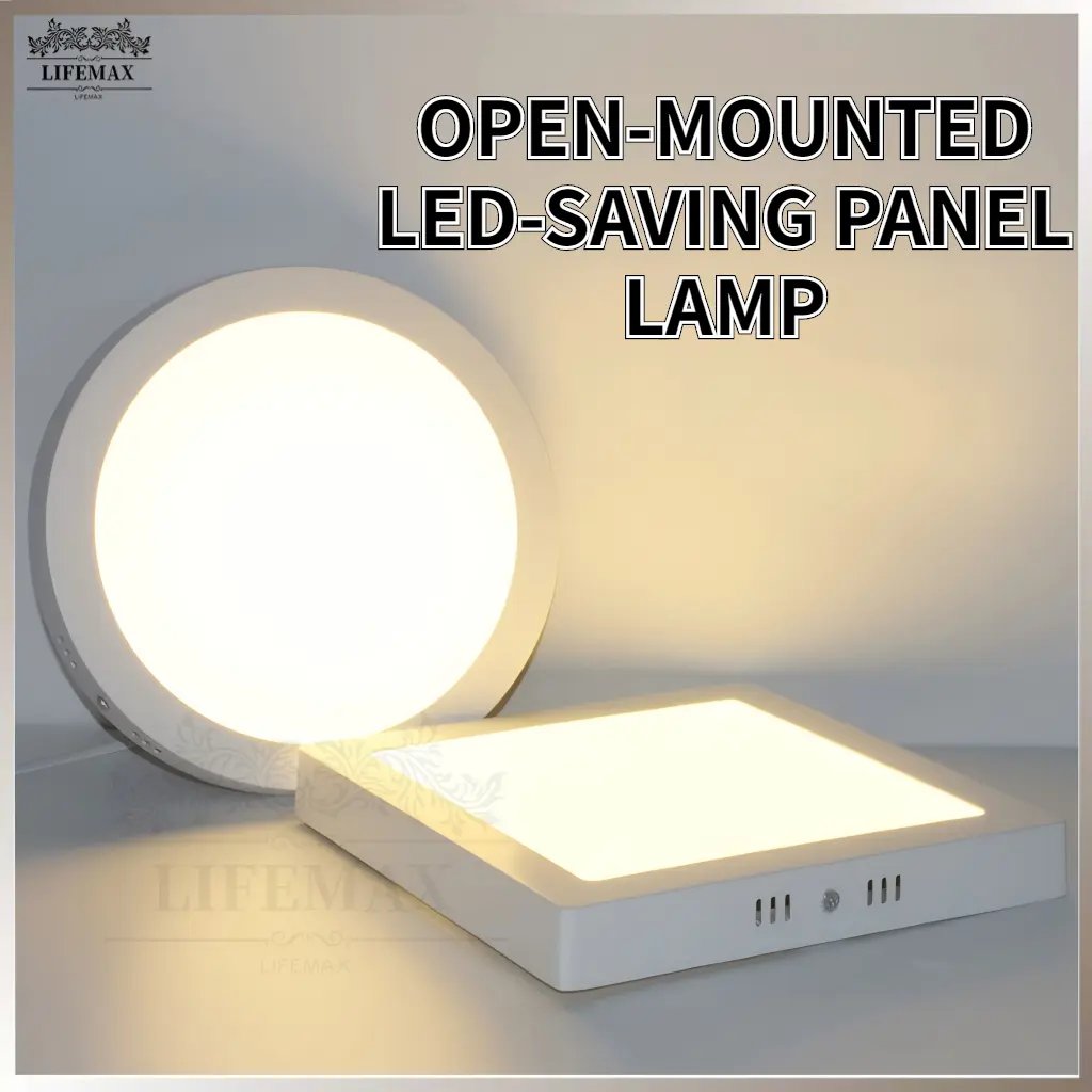 [SG Seller]6W/12W/18W/24W Room Light LED Panel Light Ultra-Thin Round Surface Mount Downlight Ceiling Light