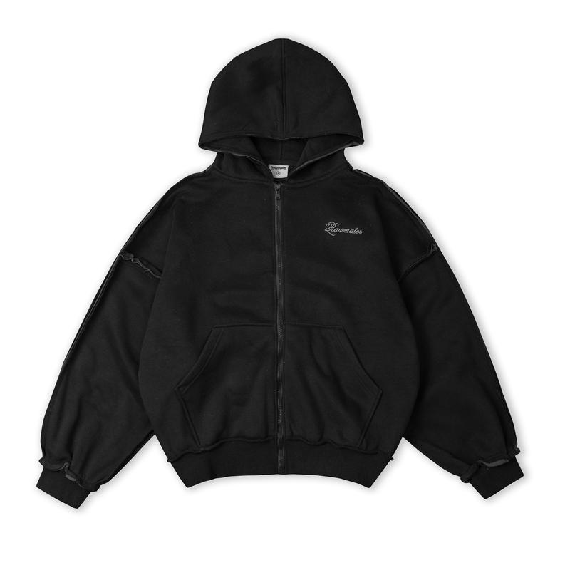 Áo Khoác Nỉ Hoodie Zip Phối Lé Form Oversize RAWMATER HDZ.02 3