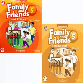 Sách - Combo Family And Friends Special Edition 5 - Student Book + Workbook (Tặng Kèm Bao Sách) - [Sáng tạo trẻ]