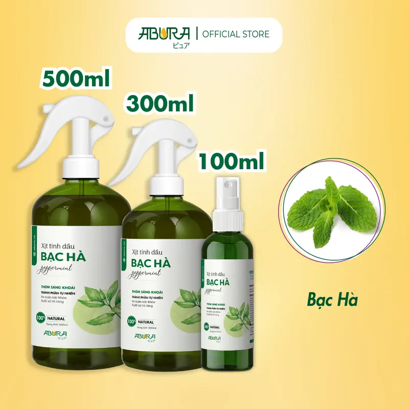Bình Xịt Tinh Dầu Xông Phòng ABURA Giúp Thơm Phòng Khử Mùi, Đuổi Muỗi Nguyên Chất Thiên Nhiên - Dầu Thơm, Dầu Thơm Phòng  bình  xịt xịt thơm  phòng ngủ chất khử mùi thảm xịt  thoáng white tea 4