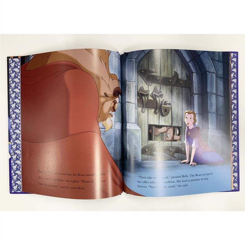 100% Quality Beauty & The Beast Disney Storytime English Story Book Padded For Children 72 Pages 4
