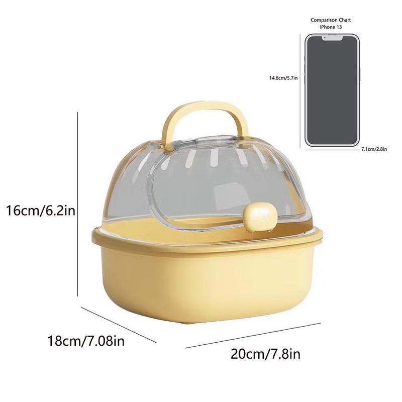 Portable Hamster Cage, Pet Carrier Cage with Water Bottle, Pet Travel Cage, Hamster Supplies for Outdoor Camping, Pet Supplies 1