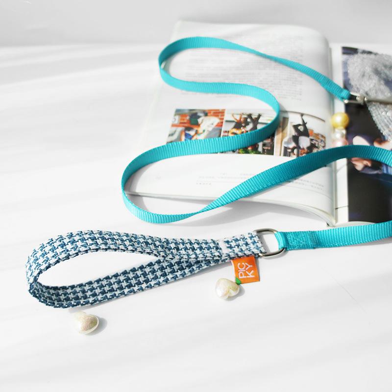 Product Introduction of Dog Harness Set including Harness and Leash (130 Cm) for Small and Medium Dogs, Pet Harness Set with Elegant Plaid Pattern-Various Colours Available 17