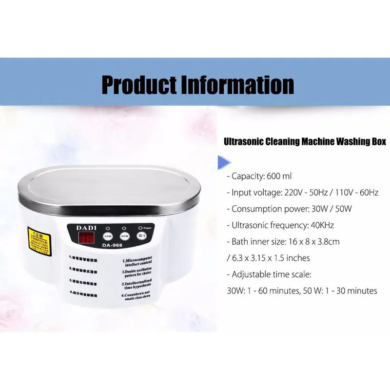 Mesin Pembersih Perhiasan Ultrasonic Smart Cleaner 2