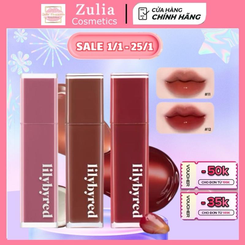￼SON BÓNG LILYBYRED BLOODY LIAR COATING TINT (đầy dủ 14 mã màu)