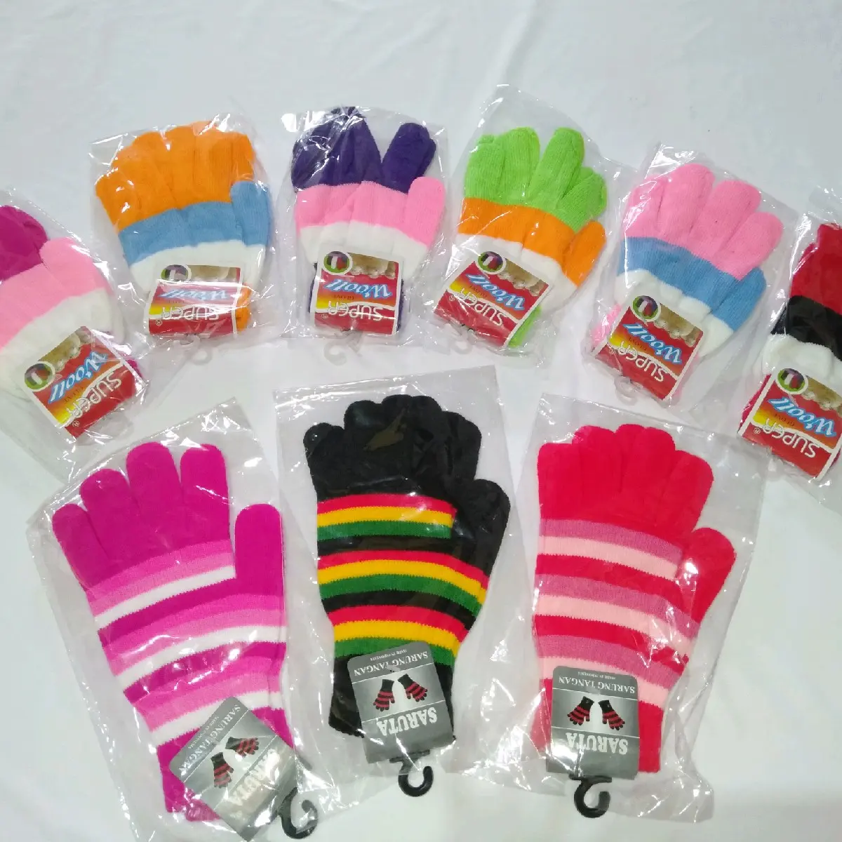 (6&12 Pasang) Sarung Tangan Rajut Wanita/ Sarung Tangan Berkendara/Sarung Tangan LUSINAN Gloves