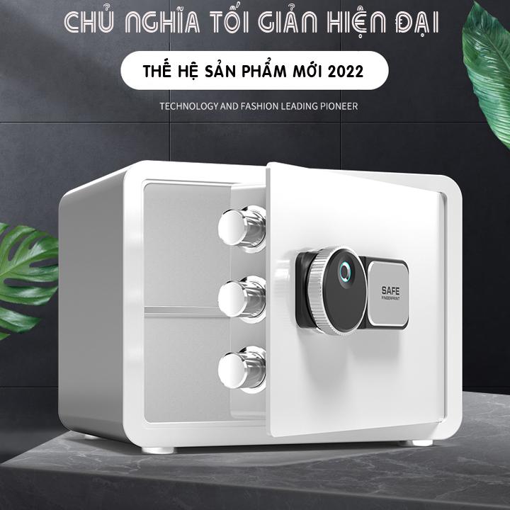 Két sắt mini thông minh có khóa vân tay,két sắt chống cháy an toàn dễ sử dụng có khóa sau gắn chốt vào tủ hoặc tường