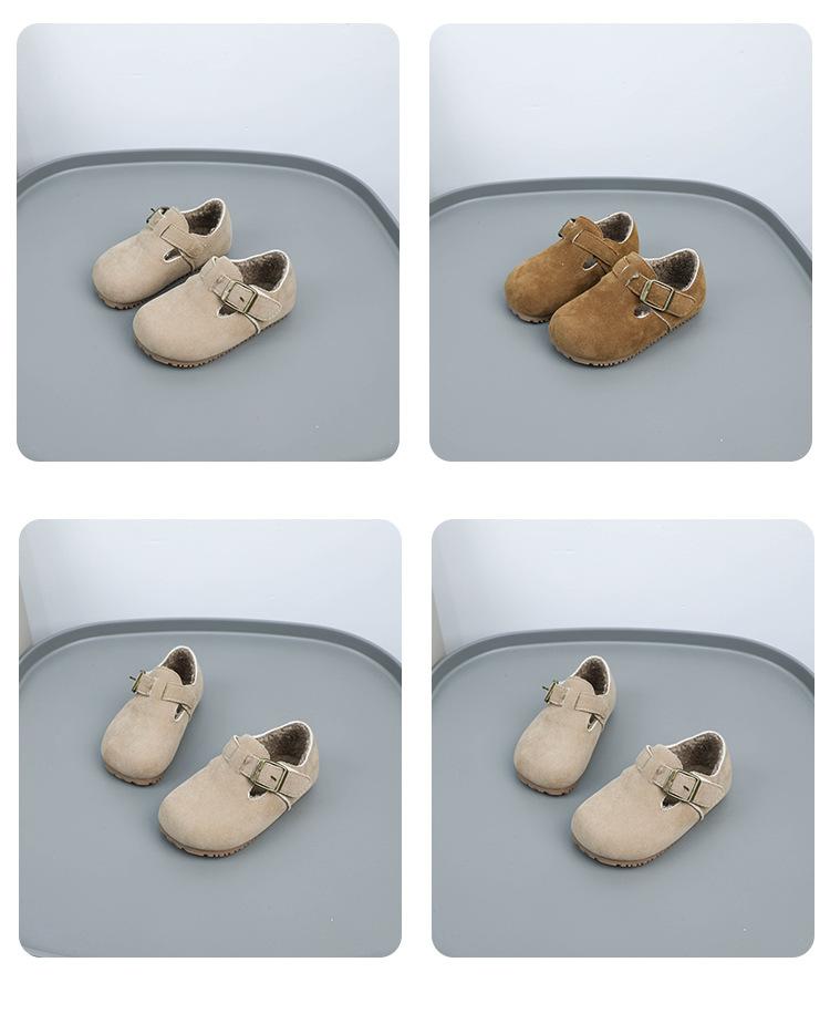 Product Introduction of Giày Da Đanh Bé Gái Birkenstock, Đế Mềm, Lót Lông Cừu, Hai Bông, Ấm Áp, Thích Hợp Cho Mùa Thu Và Mùa Đông, Trẻ Em Và Bé Gái, Hàng Mới Về Năm 2024 8