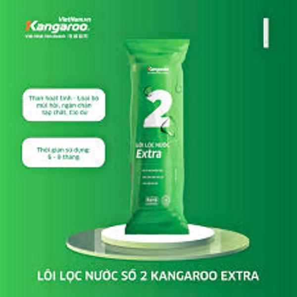 Lõi số 2 RO Kangaroo - Than hoạt tính, Khử đá vôi