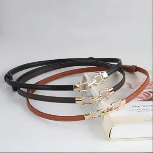 Belt wanita Bahan PU , Gesper wanita , tali pinggang wanita