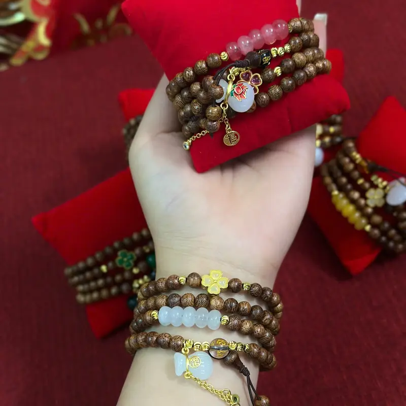 Vòng Trầm Ngũ Hành Bản Mệnh 108 Hạt - Cô Lương 36 2