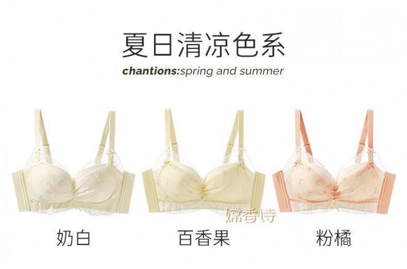 Product Introduction of Đồ Lót Hoa Lưới Dành Cho Phụ Nữ, Ngực Nhỏ Đẩy Lên Ngực Phẳng Mỏng Lớn, Phụ Kiện Đặc Biệt Không Dây, Bộ Áo Ngực Đẩy Ngực 15