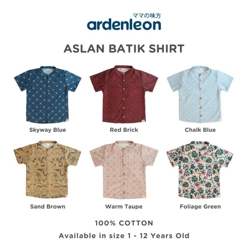 ARDENLEON Atasan Kemeja Anak Laki Laki Aslan Batik Shirt 2.0 7