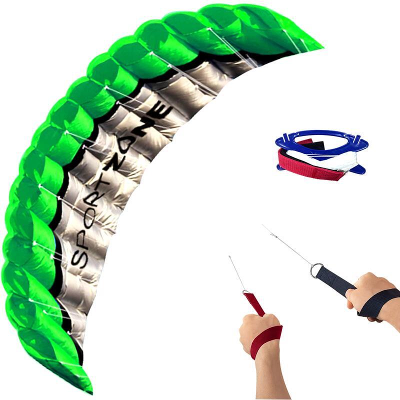 Product Introduction of Diều Parafoil Xanh Lá Cây, Chất Lượng Cao, Chiều Dài 2,5m, Kèm Dụng Cụ Bay, Bện Năng Lượng, Diều Saig Kitesurf Raiow, Thích Hợp Cho Các Hoạt Động Thể Thao Và Bãi Biển, Hàng Mới Về 0