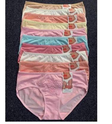 Combo 10 quần lót  Nữ Thông hơi dập nổi 35- 53kg Women