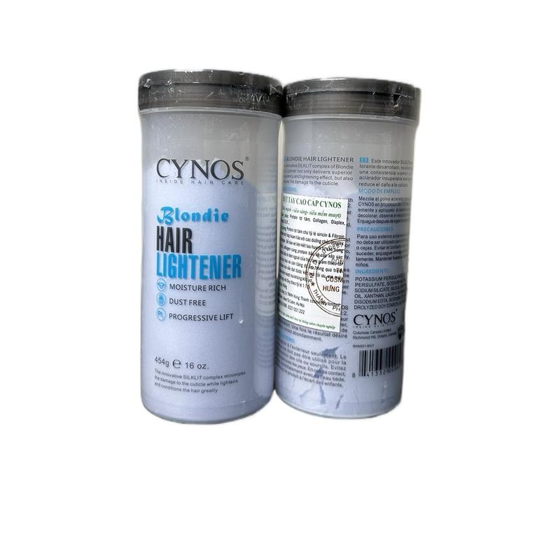 Bột Tẩy Tóc Cynos tẩy Mạnh nhanh , Tẩy giảm xót tốt ( Hộp 454g ) Đổi Màu Tóc Nhuộm Tóc dễ dàng Dưỡng Tóc ( Hạt màu Xanh , Hạt màu Tím )