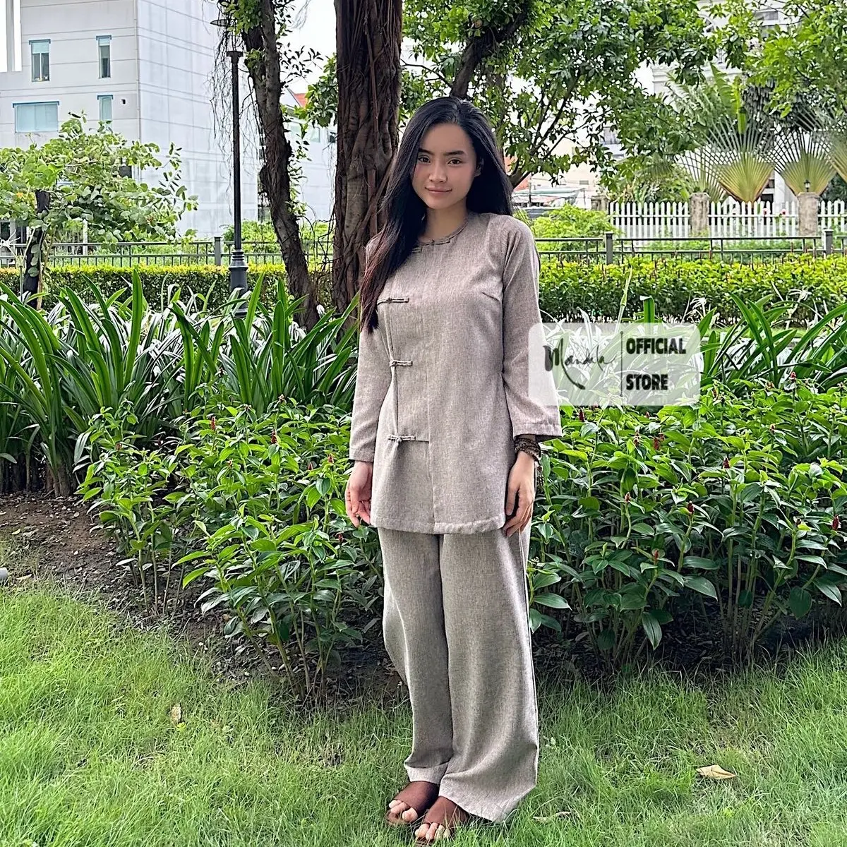 Form bé Pháp Phục Truyền Thống Mandala Vải Xô Ấn Nhập Chính Hãng