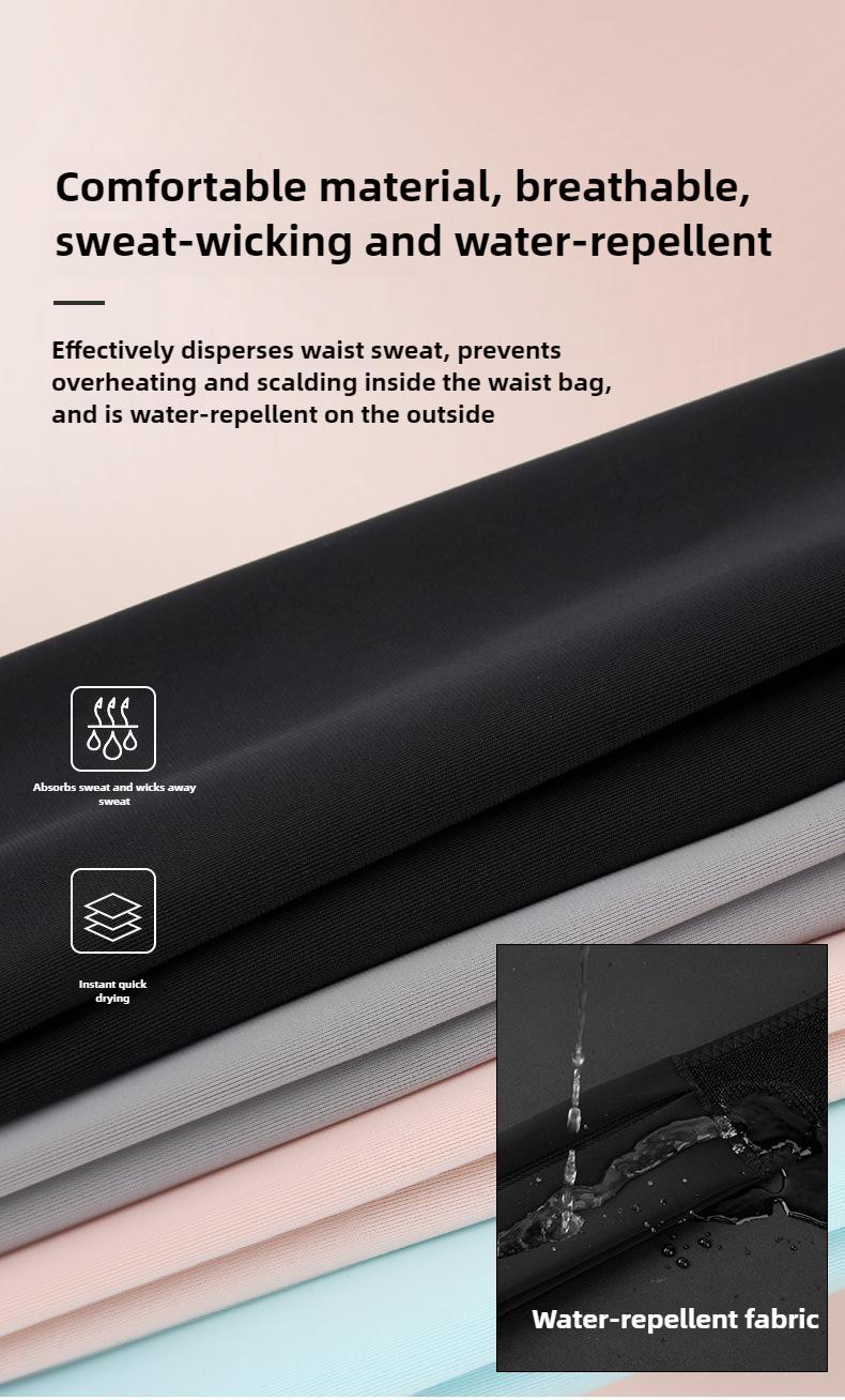 Product Introduction of Z Running waist bag, mobile phone bag, women's outdoor morning running water bottle bag, waist belt, men's waterproof invisible sports fitness close fitting equipment 9