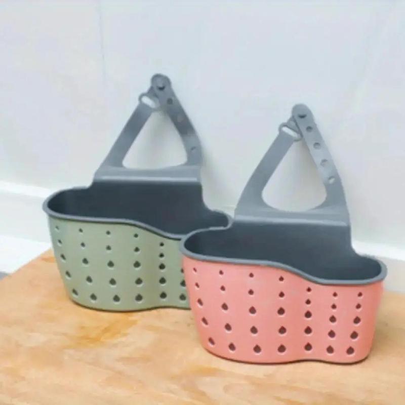 Multifunctional Sink Hanging Drain Storage Basket, Faucet Sponge Holder, Kitchen Storage Basket 5