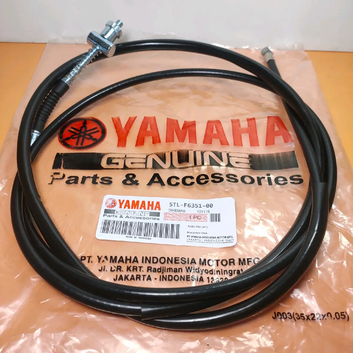 Kabel rem belakang Mio sporty Mio soul karbu Mio smile soul karbu Fino karbu Nouvo karbu Mio j soul gt Foto motorcycle Asli