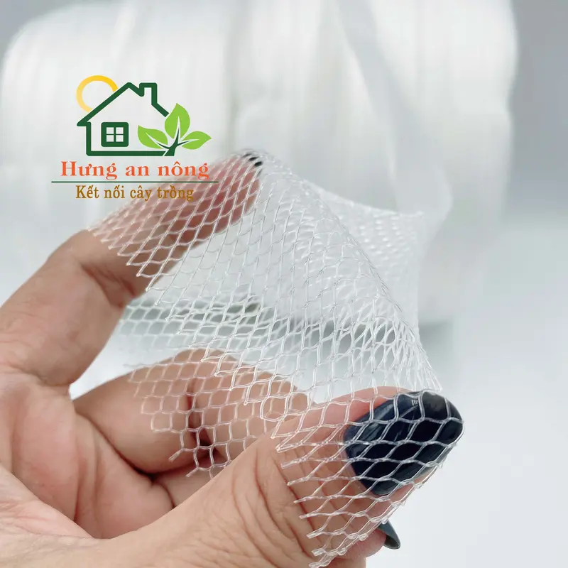 10 mét túi lưới đựng phân tan chậm, phân dê, bọc các loại hoa, bọc cố định nhiều loại sản phẩm bản 1cm , 2cm 2