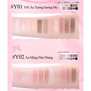 VEECCI CHÍNH HÃNG Bảng Phấn Mắt 11 Ô Ánh Ngọc Trai Lì Đa Chức Năng Phát Triển Màu Sắc Lâu Dài Dễ Bị Nhòe 9.3g YOOMI Cosmetics 2