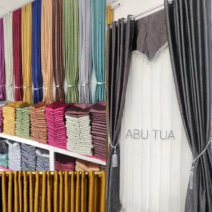 Gorden hordeng polos blackout 7 warna import