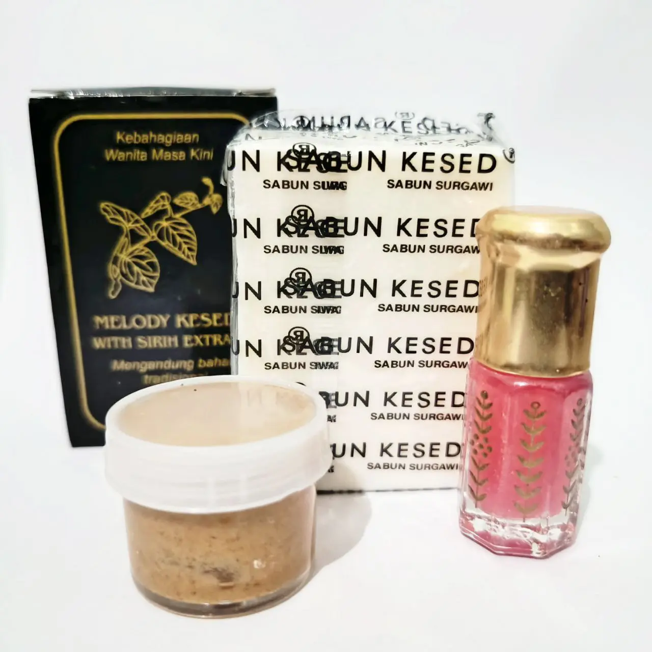 Paket Lengkap Cream Parfum Misk Thaharah Sabun Melody Sirih