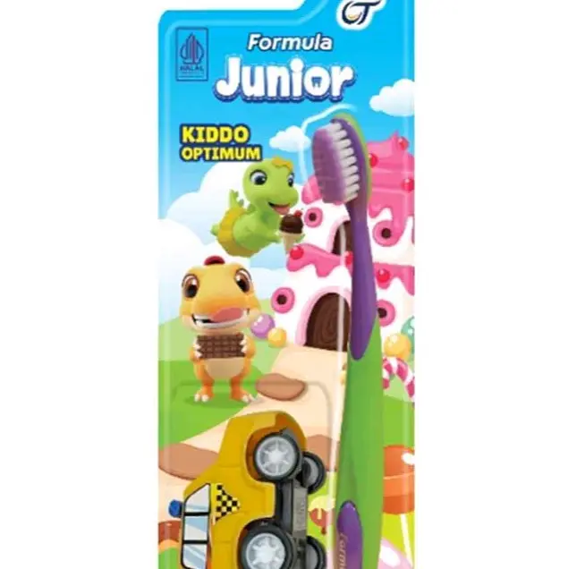 Sikat Gigi Formula Junior Kido Optimum Bonus Mainan