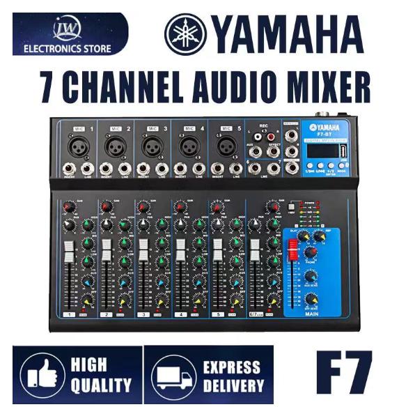 YAMAHA Professional Audio Mixer F7-USB 7 channel Bluetooth Sound ...