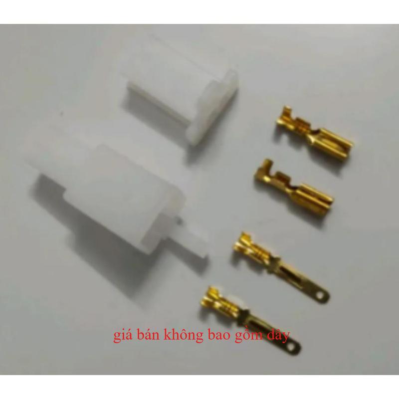 Combo 10 Jack kết nối dây điện 2P loại 2.8mm dành cho ô tô xe máy cao cấp 3