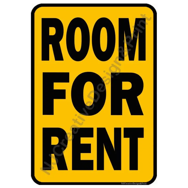Room For Rent-A4 Laminated Signage - TikTok Shop Philippines