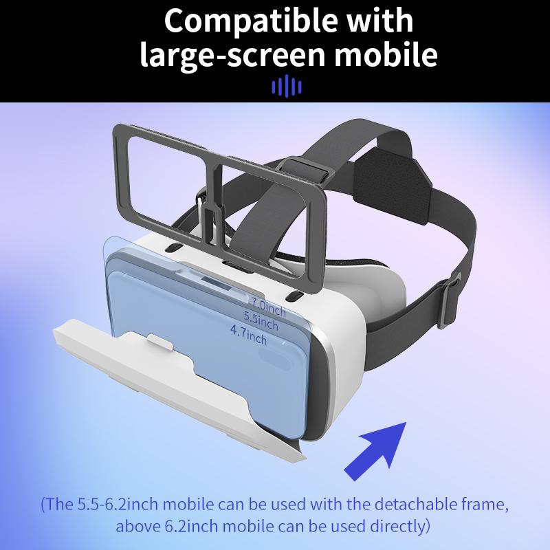 G15 IMAX Giant Screen Virtual Reality Glasses HD 3D Movie Google Cardboard Box VR Helmet for 4.7 7" Phone,Support Game Joystick - Image 5