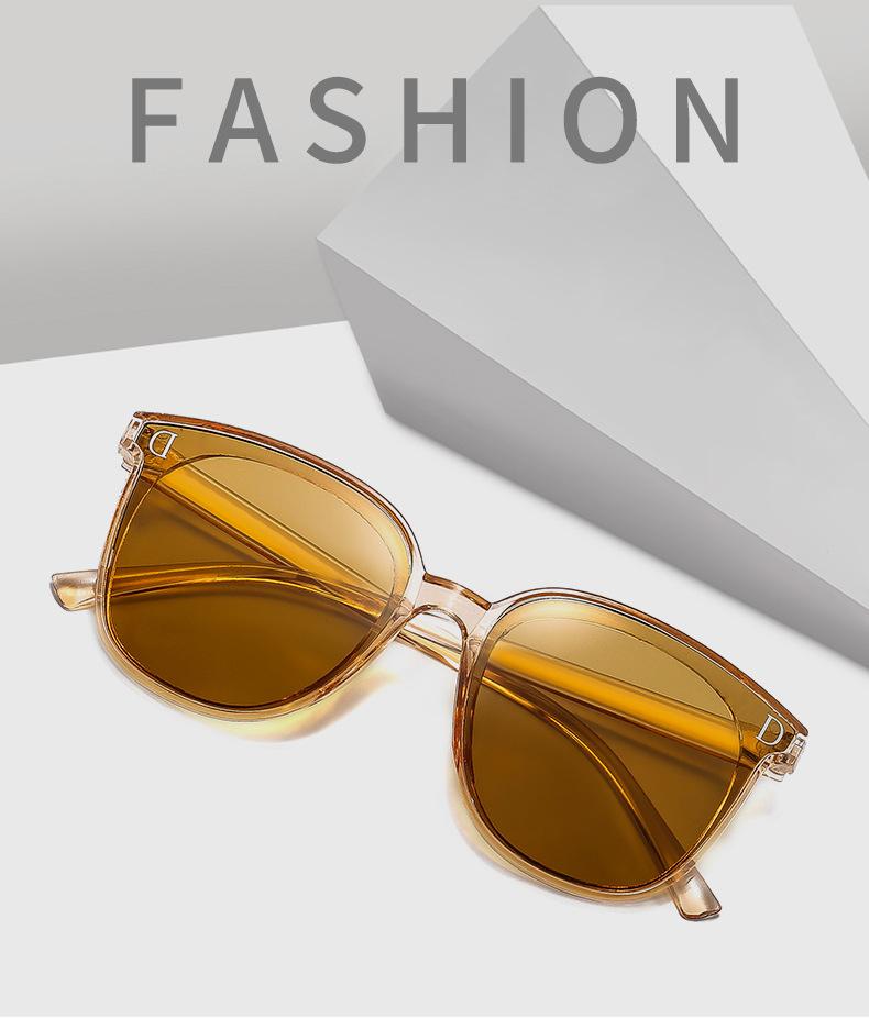 Product Introduction of European and American fashion sunglasses driving black frame face small glasses sunglasses women's sunshade glasses 2