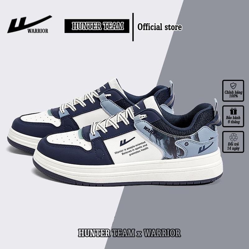 Tăng 1 size Giày Sneaker thời trang Nam cao cấp chính hãng Warrior phong cách trẻ trung trending - W026