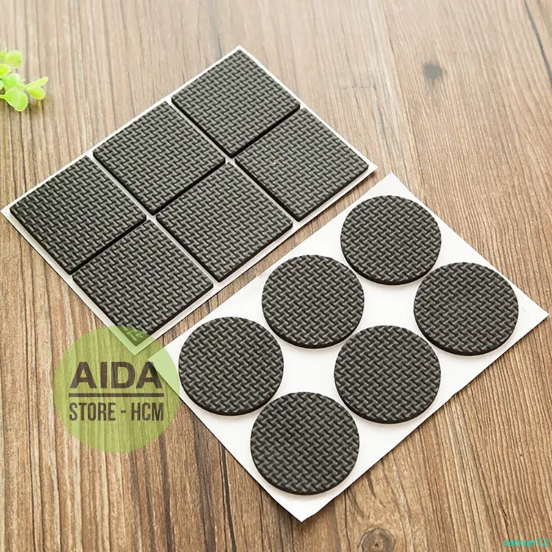 vaeuer12 Miếng dán mút cao su chống rè nhựa xe, dàn áo, cốp, yên, đầu đèn...