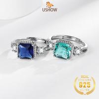 Gambar USHOW 925 Perak AAAAA Zircon Spot 2 Perhiasan Cincin Karat - No1, Dapat disesuaikan dari USHOW Kab. Gresik 5 Tokopedia