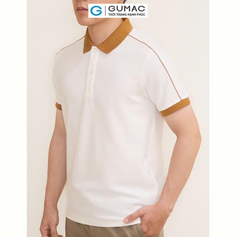 Product Introduction of GUMAC - Áo Polo phối sọc viền LPLNE0829 Nam Thun Menswear Shirt Có Cổ Tay Ngắn 8