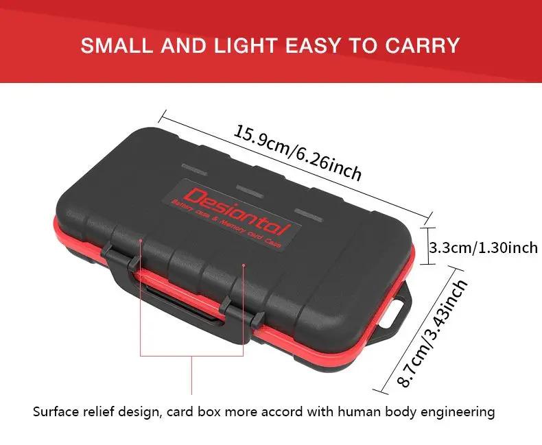 Product Introduction of Camera Battery Case Memory Card Holder Micro Sd Box Cases Storage Microsd Cards Device Computer Office Photo Studio 14
