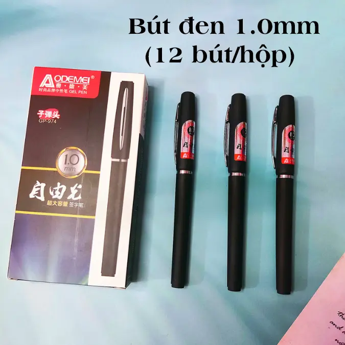 Bút Gel loại 0.7mm và 0.5mm Odemei tập viết tiếng Trung Nhật Hàn, luyện viết chữ Hán cực kỳ đẹp và mượt mà đồdùn g 0