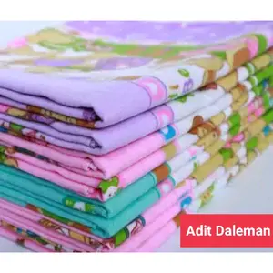12pcs Bedong Bayi Kain Flanel Murah Size 90x80cm Gedong Selimut Bayi Baru Lahir Alas Newborn Halus Lembut alas Tidur